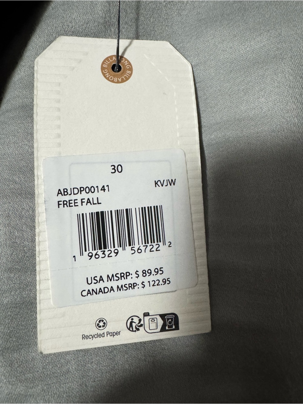 Billabong Black Jeans with Branded Waist Tag - Picture 4 of 4